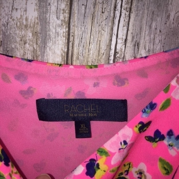 RACHEL Rachel Roy Pink Floral Tank - Picture 5 of 5